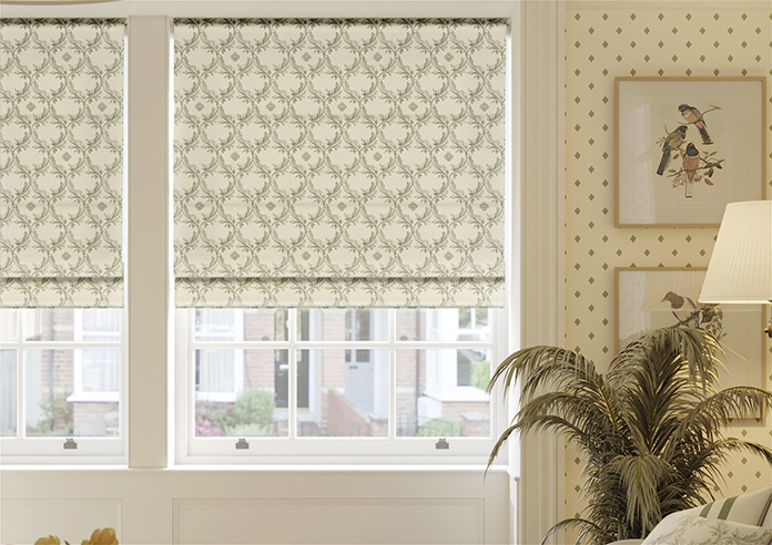 Vine and Bloom, Coriscon - Twist&Fit Roman Blind - Image 3
